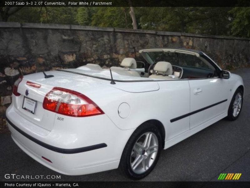 Polar White / Parchment 2007 Saab 9-3 2.0T Convertible