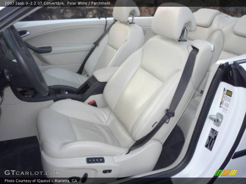 Polar White / Parchment 2007 Saab 9-3 2.0T Convertible