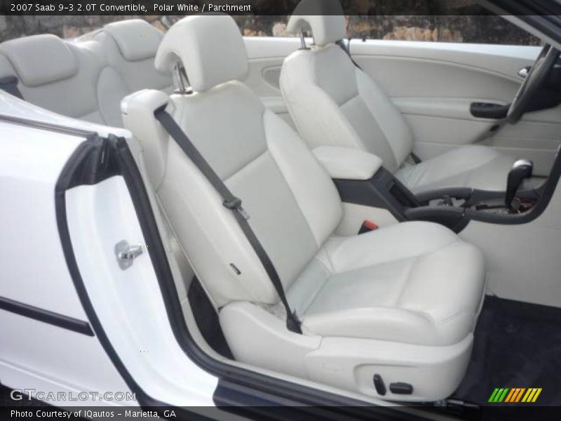 Polar White / Parchment 2007 Saab 9-3 2.0T Convertible