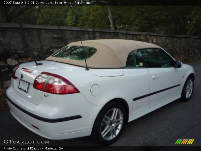 Polar White / Parchment 2007 Saab 9-3 2.0T Convertible