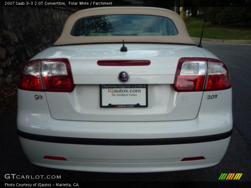 Polar White / Parchment 2007 Saab 9-3 2.0T Convertible