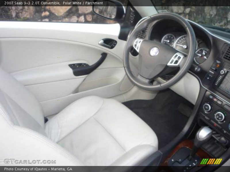 Polar White / Parchment 2007 Saab 9-3 2.0T Convertible