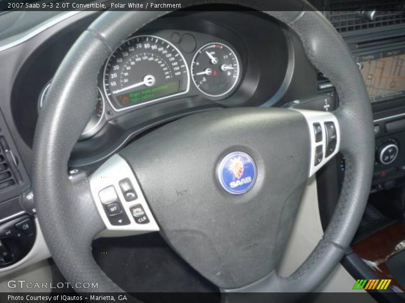 Polar White / Parchment 2007 Saab 9-3 2.0T Convertible