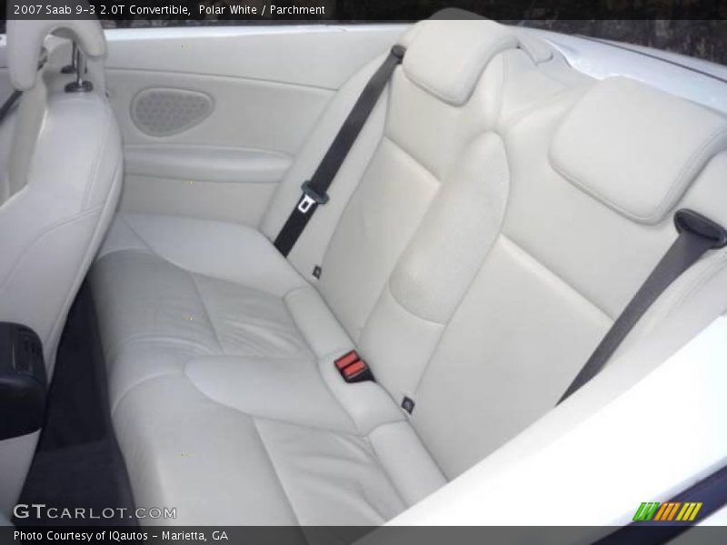 Polar White / Parchment 2007 Saab 9-3 2.0T Convertible