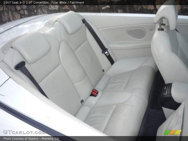Polar White / Parchment 2007 Saab 9-3 2.0T Convertible