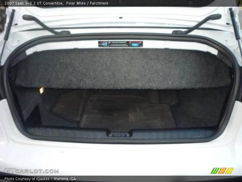 Polar White / Parchment 2007 Saab 9-3 2.0T Convertible