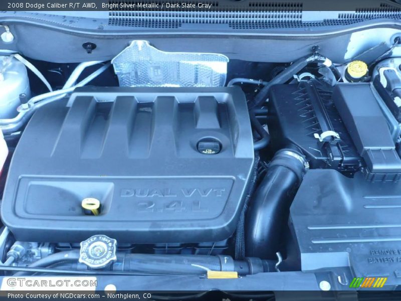 Bright Silver Metallic / Dark Slate Gray 2008 Dodge Caliber R/T AWD