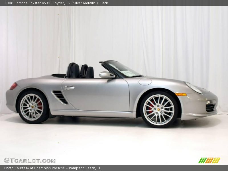 GT Silver Metallic / Black 2008 Porsche Boxster RS 60 Spyder