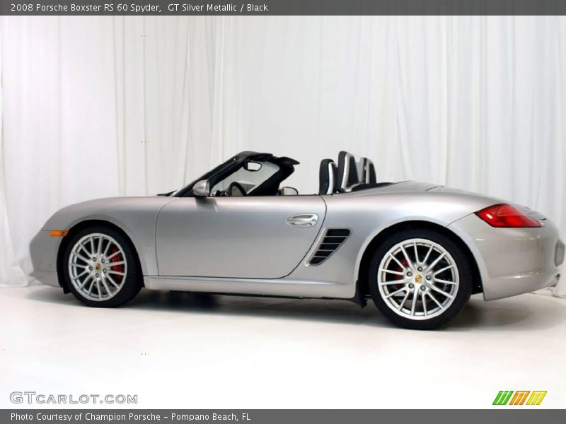 GT Silver Metallic / Black 2008 Porsche Boxster RS 60 Spyder