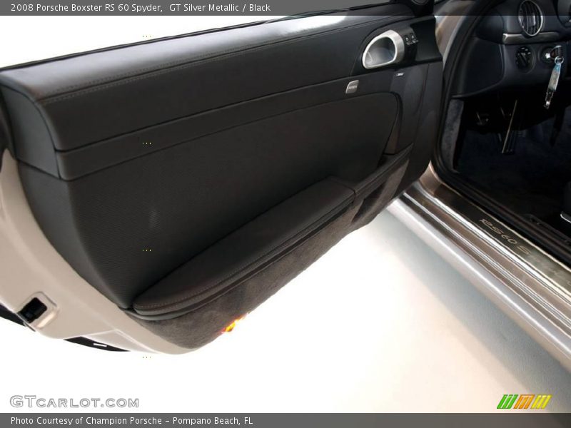 GT Silver Metallic / Black 2008 Porsche Boxster RS 60 Spyder