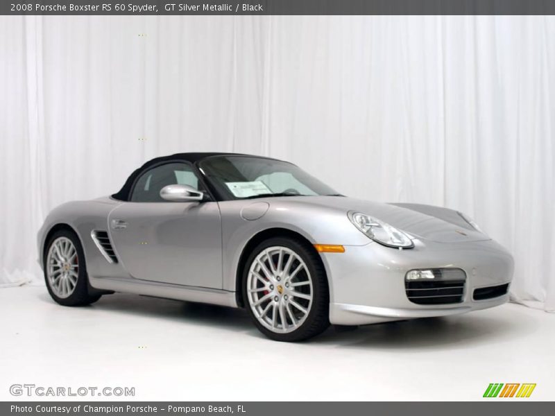 GT Silver Metallic / Black 2008 Porsche Boxster RS 60 Spyder