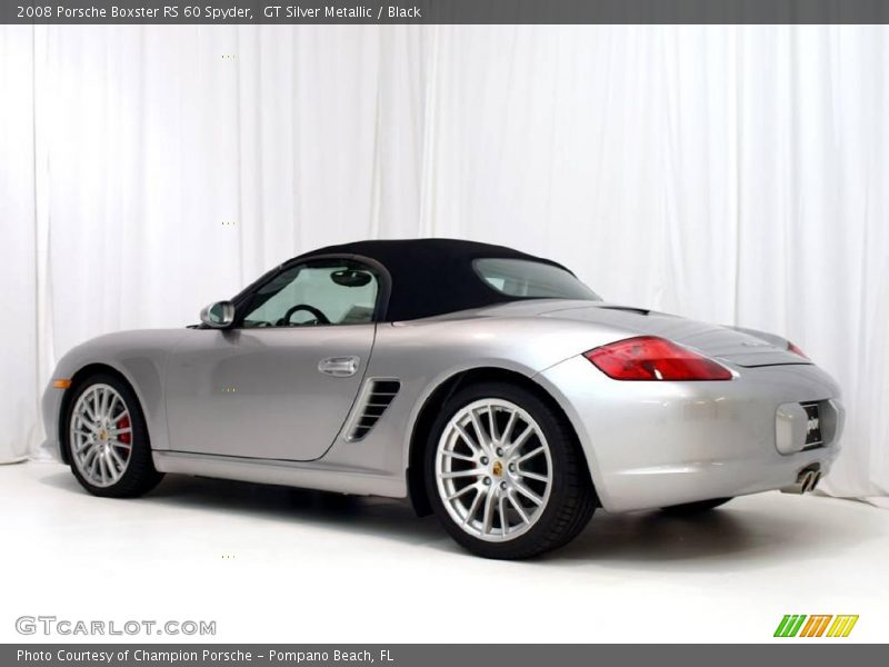 GT Silver Metallic / Black 2008 Porsche Boxster RS 60 Spyder