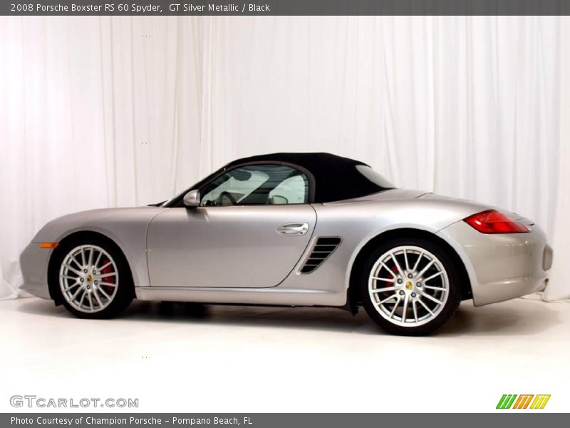 GT Silver Metallic / Black 2008 Porsche Boxster RS 60 Spyder