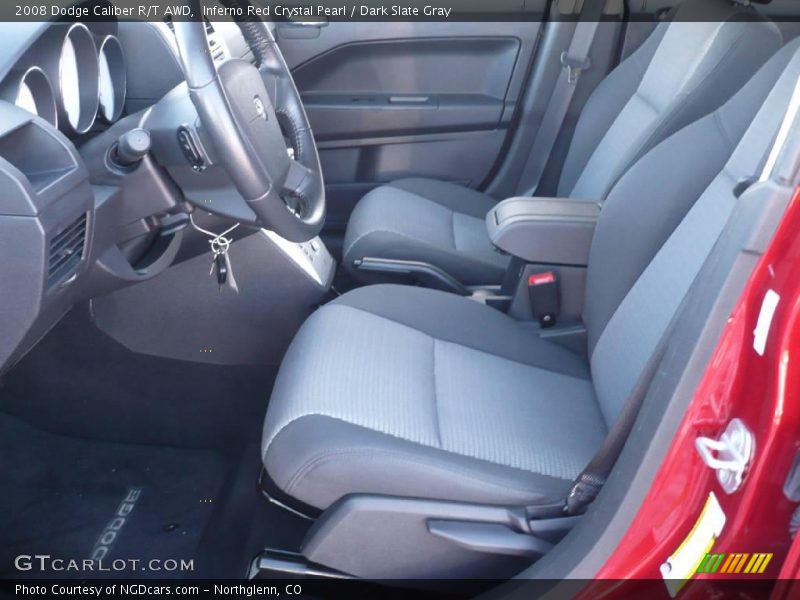 Inferno Red Crystal Pearl / Dark Slate Gray 2008 Dodge Caliber R/T AWD