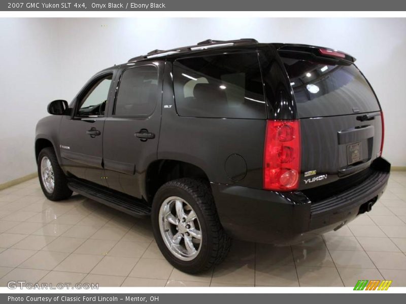 Onyx Black / Ebony Black 2007 GMC Yukon SLT 4x4