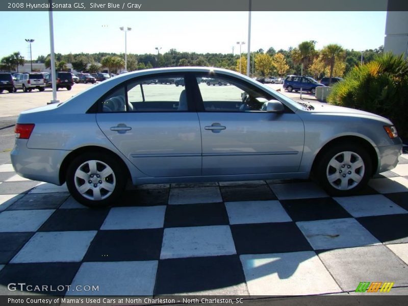 Silver Blue / Gray 2008 Hyundai Sonata GLS