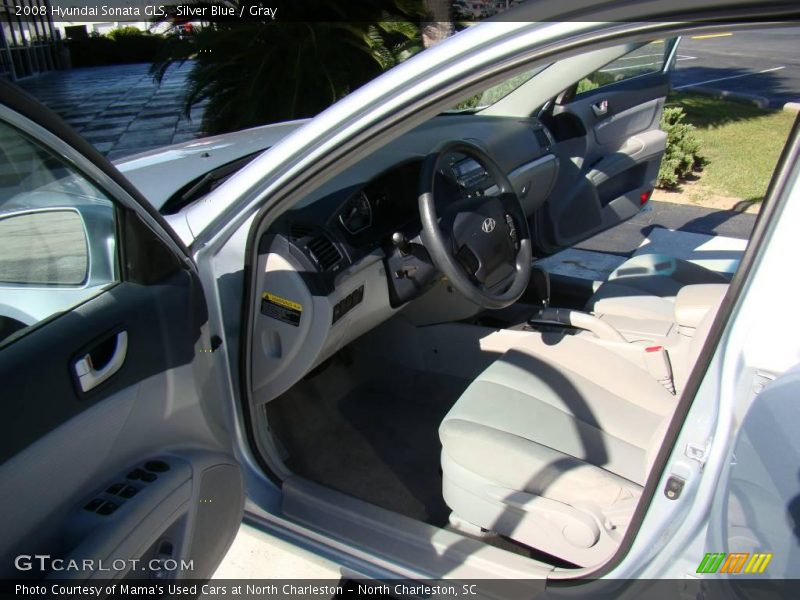 Silver Blue / Gray 2008 Hyundai Sonata GLS