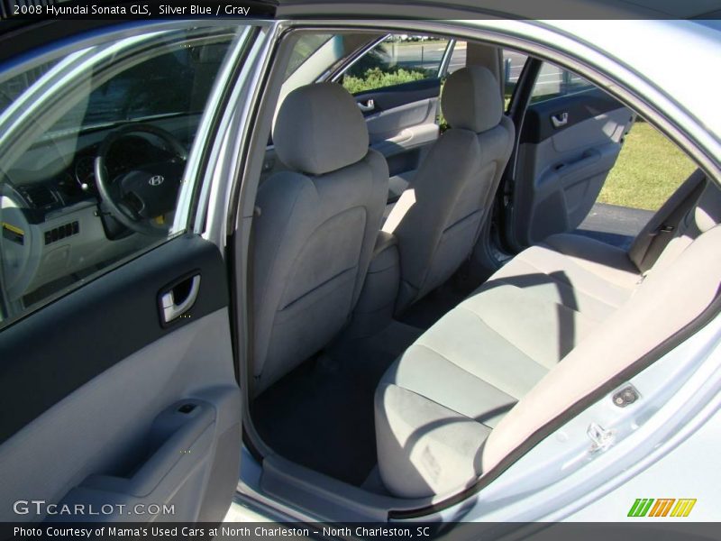 Silver Blue / Gray 2008 Hyundai Sonata GLS
