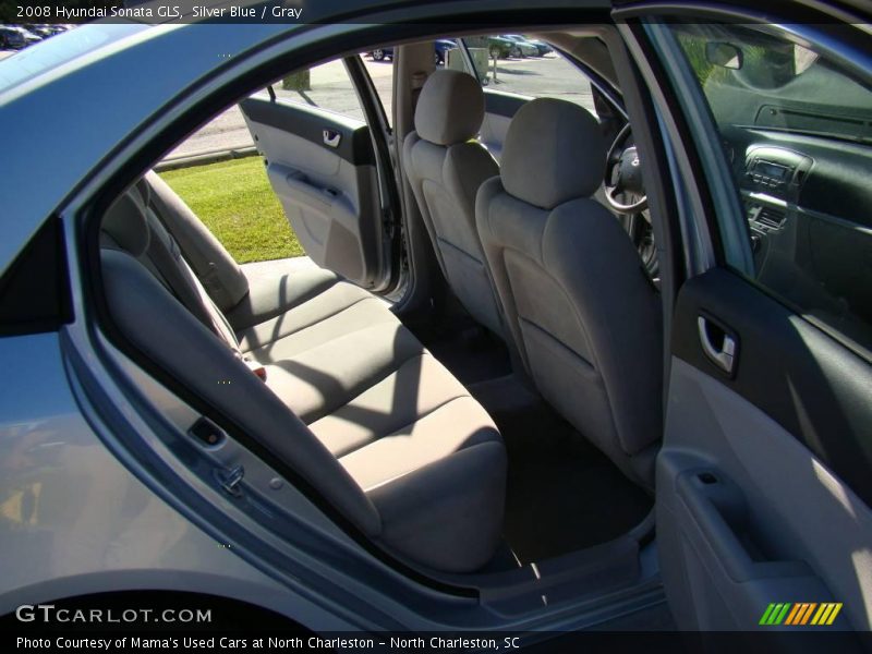 Silver Blue / Gray 2008 Hyundai Sonata GLS