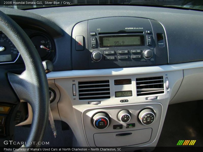 Silver Blue / Gray 2008 Hyundai Sonata GLS