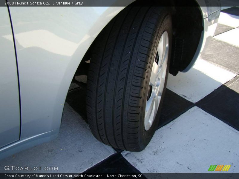Silver Blue / Gray 2008 Hyundai Sonata GLS