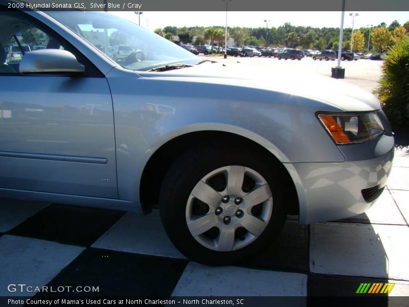 Silver Blue / Gray 2008 Hyundai Sonata GLS