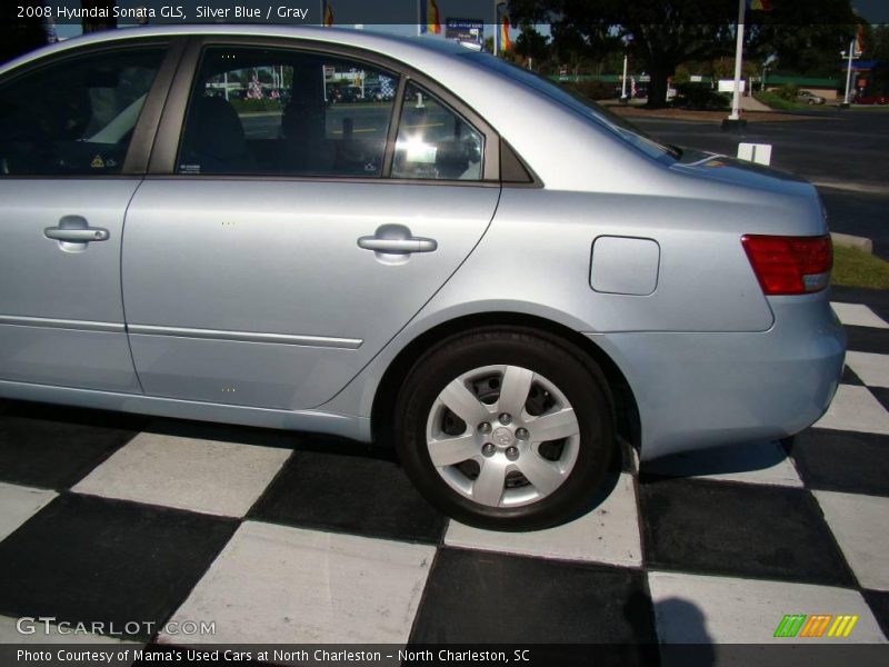 Silver Blue / Gray 2008 Hyundai Sonata GLS