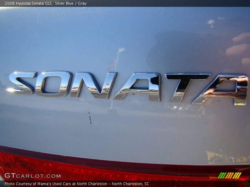Silver Blue / Gray 2008 Hyundai Sonata GLS