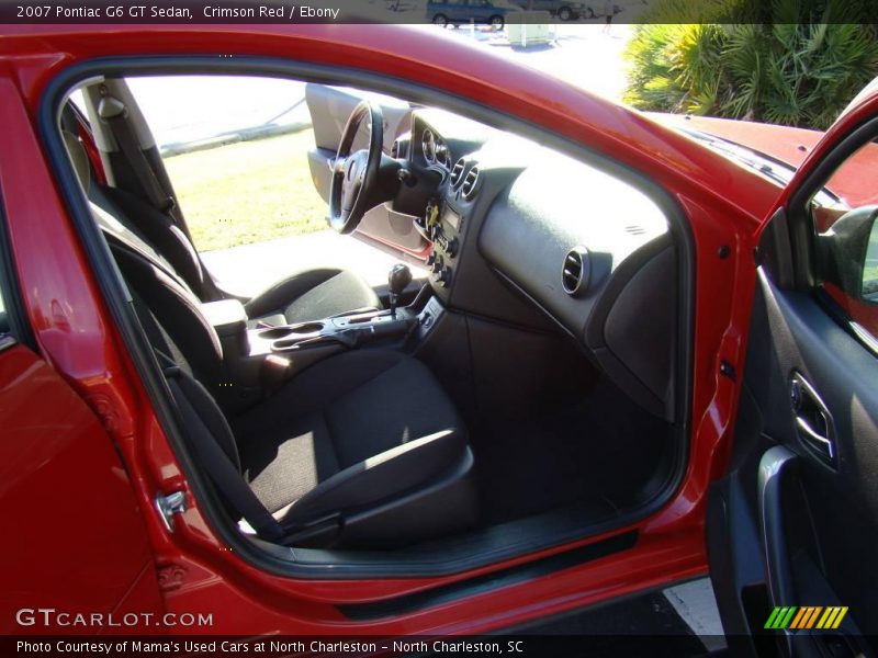 Crimson Red / Ebony 2007 Pontiac G6 GT Sedan