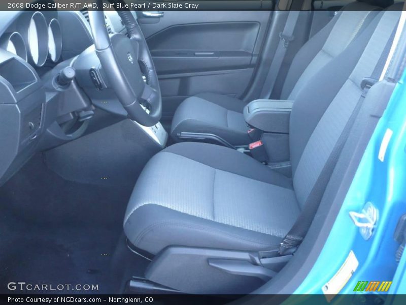 Surf Blue Pearl / Dark Slate Gray 2008 Dodge Caliber R/T AWD