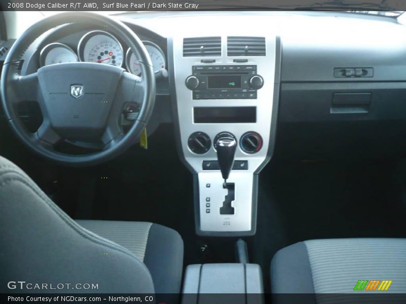 Surf Blue Pearl / Dark Slate Gray 2008 Dodge Caliber R/T AWD