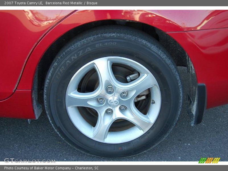 Barcelona Red Metallic / Bisque 2007 Toyota Camry LE