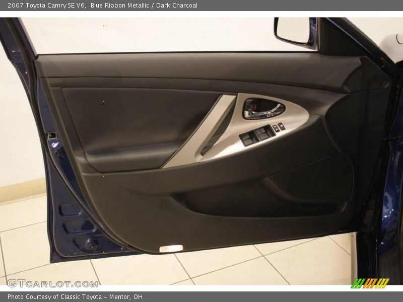 Blue Ribbon Metallic / Dark Charcoal 2007 Toyota Camry SE V6