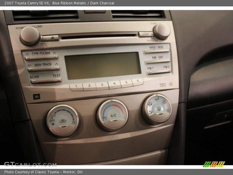 Blue Ribbon Metallic / Dark Charcoal 2007 Toyota Camry SE V6