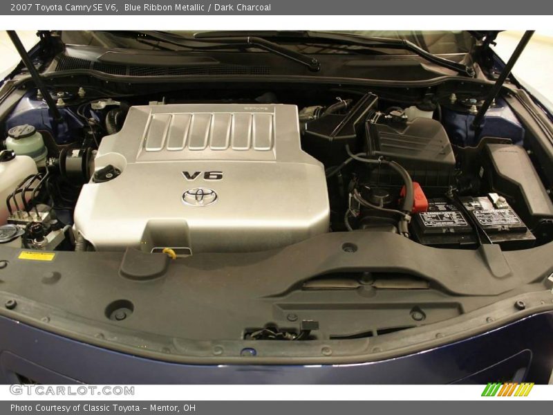 Blue Ribbon Metallic / Dark Charcoal 2007 Toyota Camry SE V6