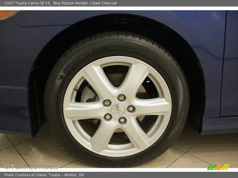 Blue Ribbon Metallic / Dark Charcoal 2007 Toyota Camry SE V6