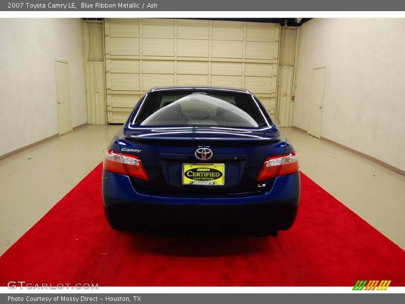 Blue Ribbon Metallic / Ash 2007 Toyota Camry LE