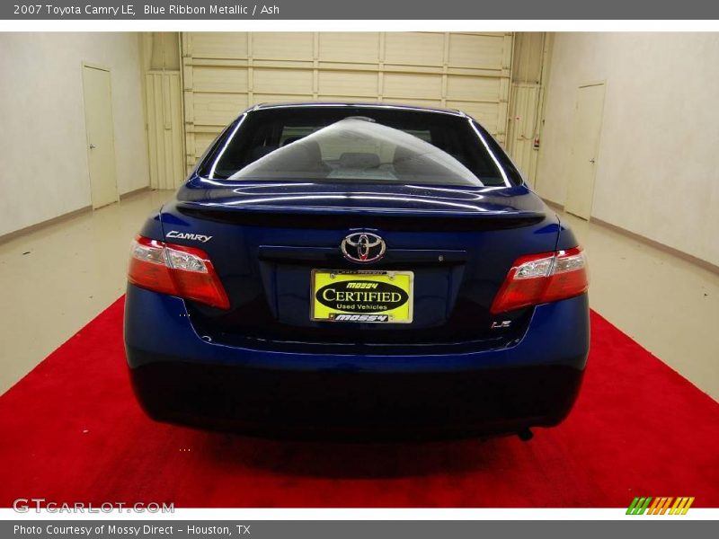 Blue Ribbon Metallic / Ash 2007 Toyota Camry LE