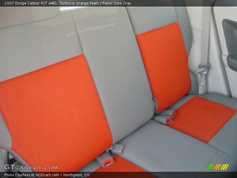 Sunburst Orange Pearl / Pastel Slate Gray 2007 Dodge Caliber R/T AWD