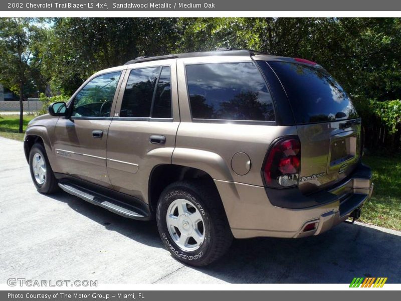 Sandalwood Metallic / Medium Oak 2002 Chevrolet TrailBlazer LS 4x4
