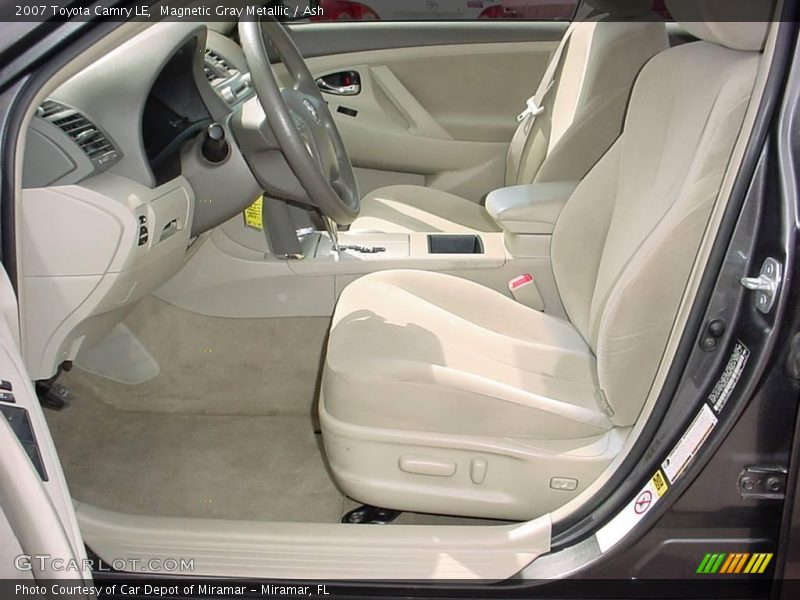 Magnetic Gray Metallic / Ash 2007 Toyota Camry LE