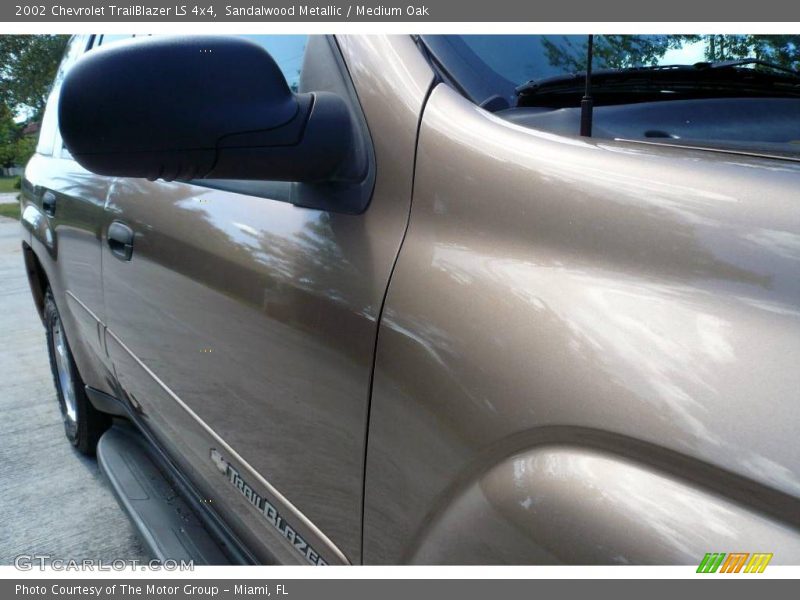 Sandalwood Metallic / Medium Oak 2002 Chevrolet TrailBlazer LS 4x4