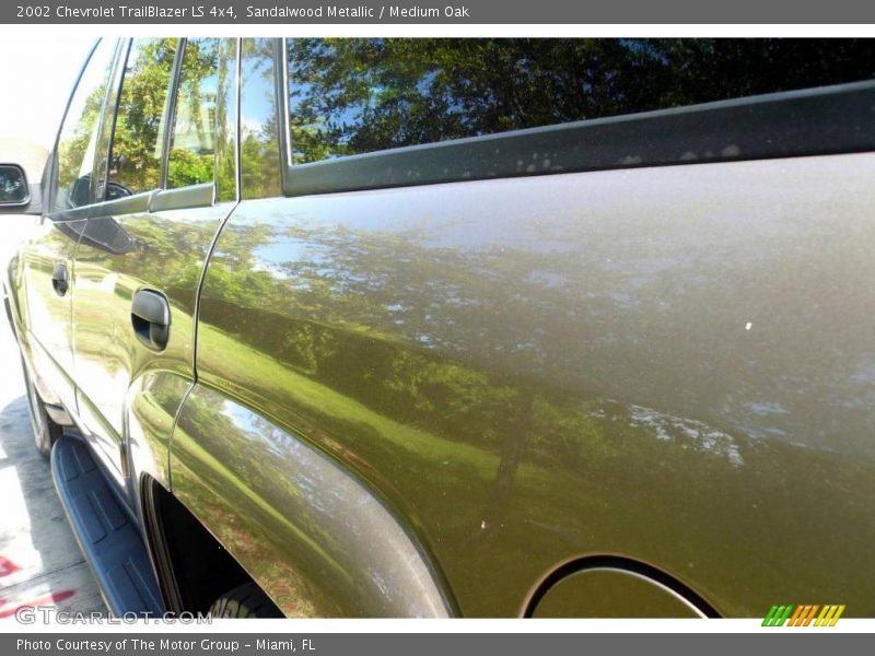 Sandalwood Metallic / Medium Oak 2002 Chevrolet TrailBlazer LS 4x4
