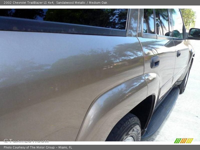 Sandalwood Metallic / Medium Oak 2002 Chevrolet TrailBlazer LS 4x4