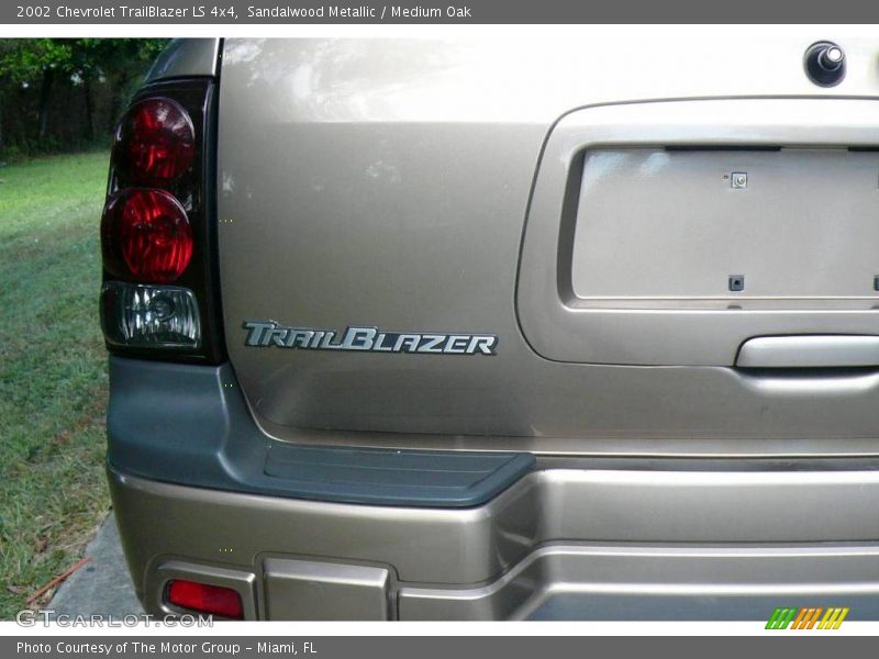 Sandalwood Metallic / Medium Oak 2002 Chevrolet TrailBlazer LS 4x4