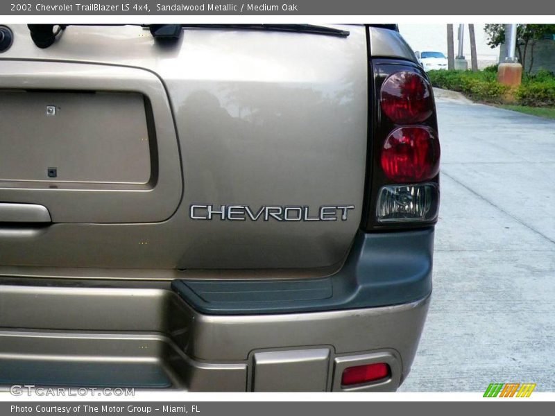 Sandalwood Metallic / Medium Oak 2002 Chevrolet TrailBlazer LS 4x4