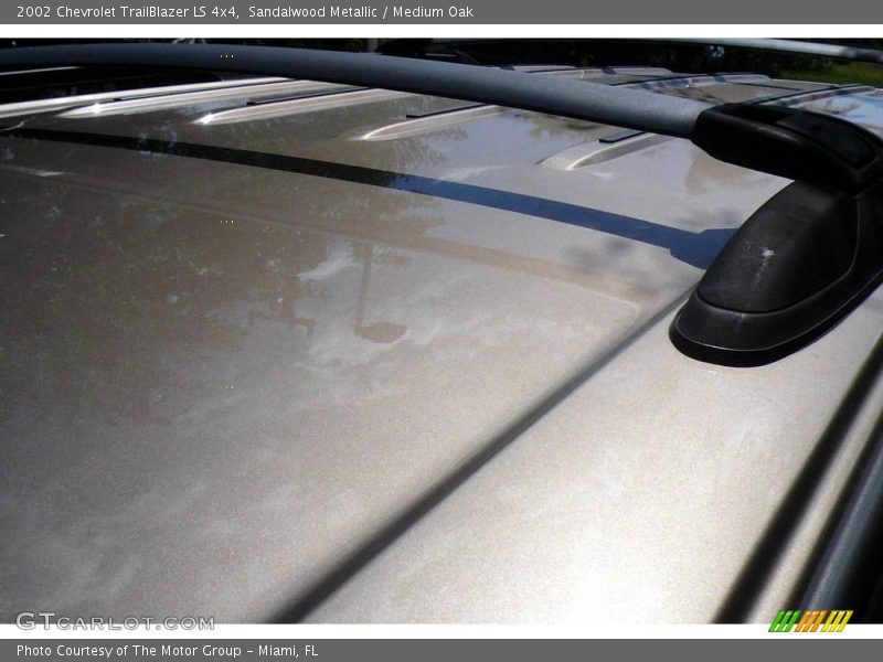 Sandalwood Metallic / Medium Oak 2002 Chevrolet TrailBlazer LS 4x4