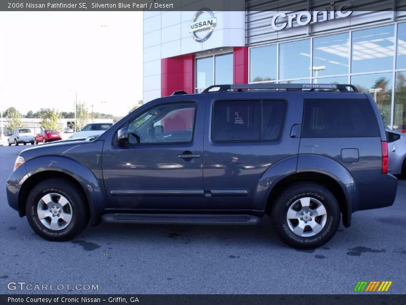 Silverton Blue Pearl / Desert 2006 Nissan Pathfinder SE