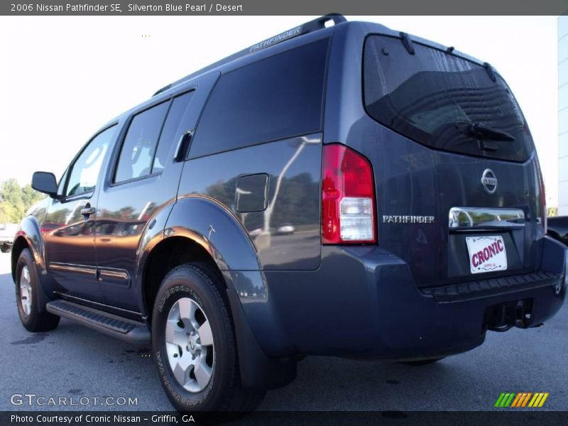 Silverton Blue Pearl / Desert 2006 Nissan Pathfinder SE