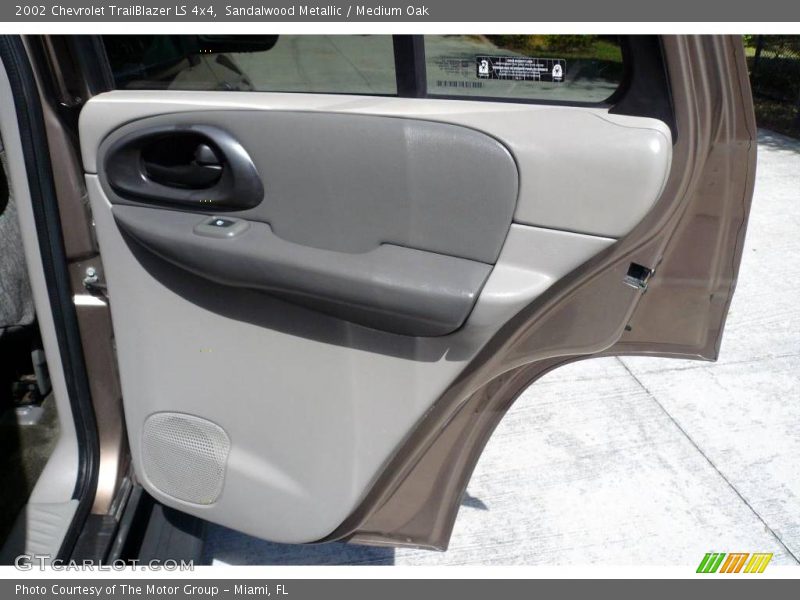Sandalwood Metallic / Medium Oak 2002 Chevrolet TrailBlazer LS 4x4